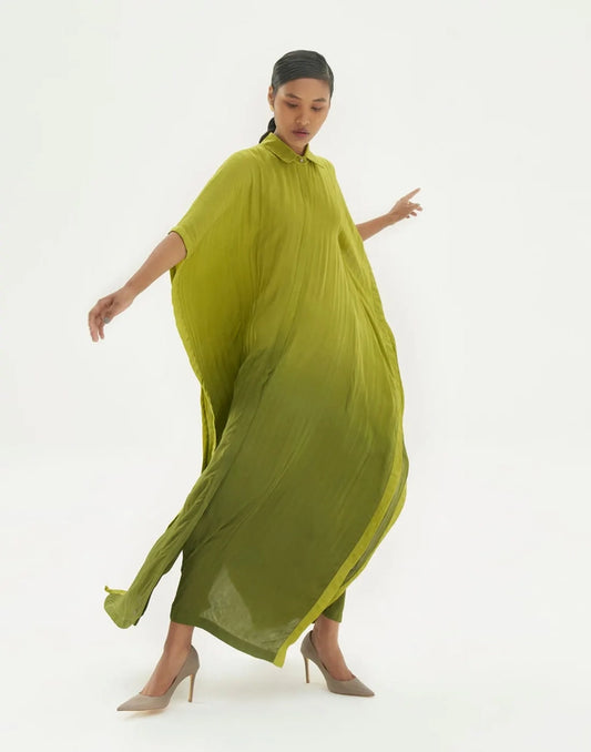 Hues of Green Kaftan