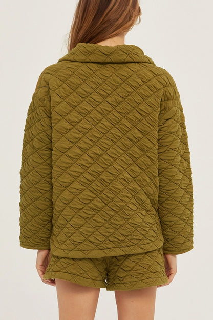 Sharon Quilted Pullover
