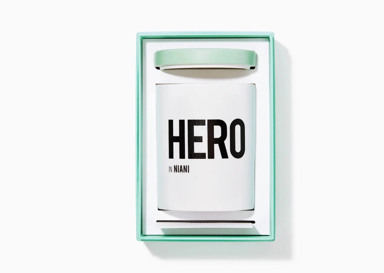 Hero in Niani - Amber & Patchouli Candle