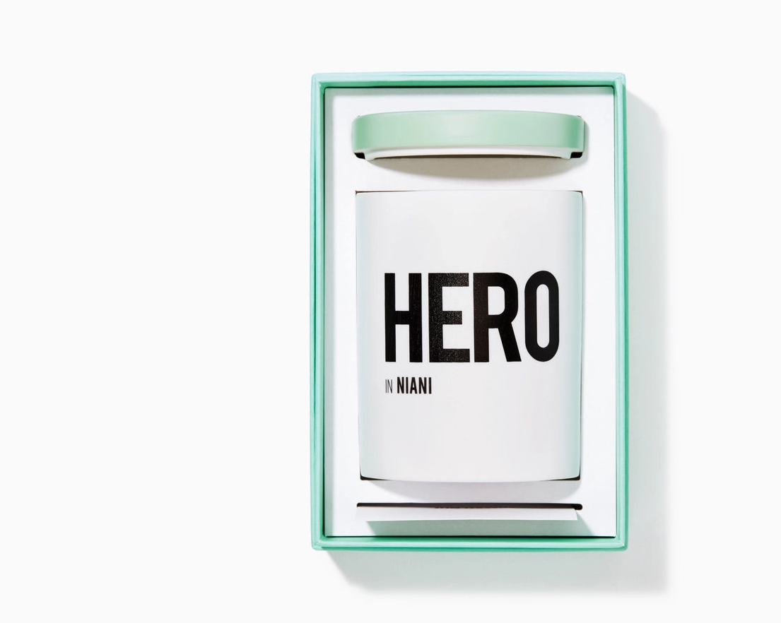 Hero in Niani - Amber & Patchouli Candle